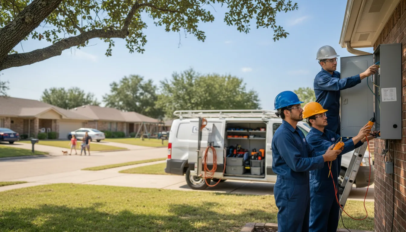 Certified electrician providing emergency electrical services in Hackleburg, AL